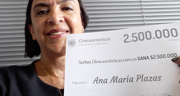 A ganhadora do mês de Julho: Ana Maria Plazas!