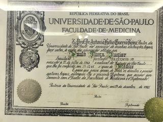 Diploma de graduação medicina -USP