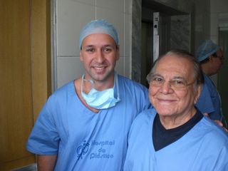 Dr. Gustavo Nobrega com Dr. Ivo Pitanguy