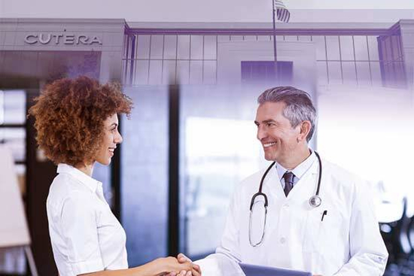 A Cutera® está comprometida em trabalhar em estreita colaboração com seus clientes médicos.